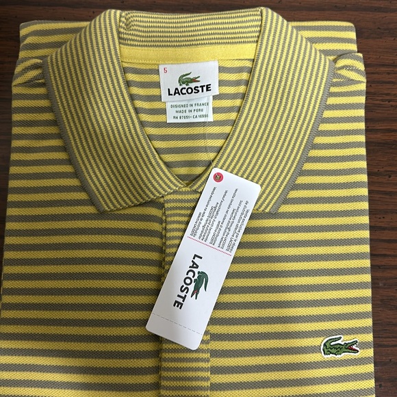 Authentic men’s Lacoste brand new polo size 5 - Picture 6 of 6